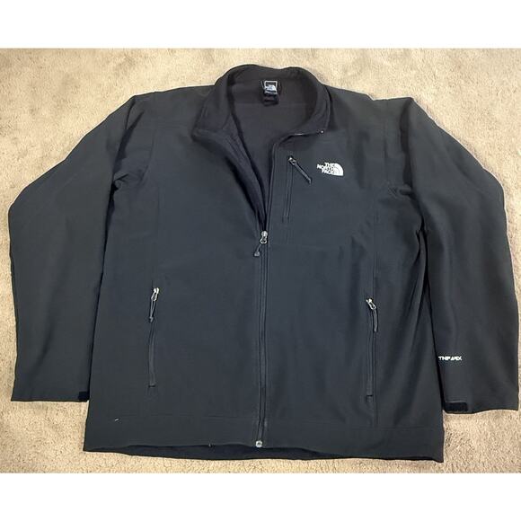 The North Face Jacket Mens APEX Jacket Size XXL Black Lined Waterproof Stretch - Picture 1 of 10